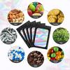 100Pcs Holographic Storage Bags, Sealed Odor-Proof Re-sealable Small Item Storage Bags, Suitable for Jewelry, Samples and Art Supplies