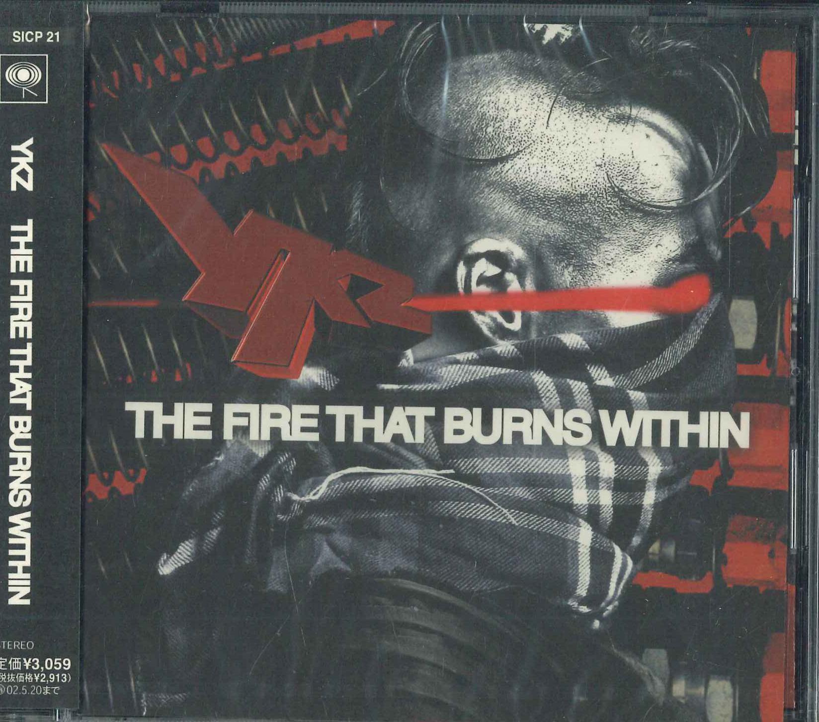 

CD YKZ Fire That Burns Within SICP21PROMO SONY RECORDS 2001 Japan Obi Rock Used