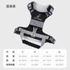 Dog traction rope vest type medium and large dog explosion-proof double ring buckle golden hair neck ring chain dog walking rope adjustable rope