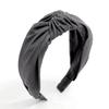 Headband Women's Headband Angel Shushu Ribbed Twisted Hairband Gray