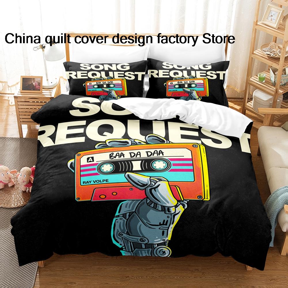 

NEW RAY VOLPE Beding Set Single Twin Ful Quen King-Sized Dimensionsd Dimensions Bed Linen Set Aldult Kid Bedrom Duvetcover Sets 3D Anime HOT Bed Shet 120*200cm Single