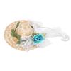 Pet Sombrero Hat Mini Straw Hat Pets Birthday Party Hats with Flowers for Small and Medium