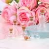 NEW 1:12 Dollhouse Miniature Vase Glass Bottle Wishing Bottle Storage Bottle with Cork Vase Candy Jar Model Doll House Decor
