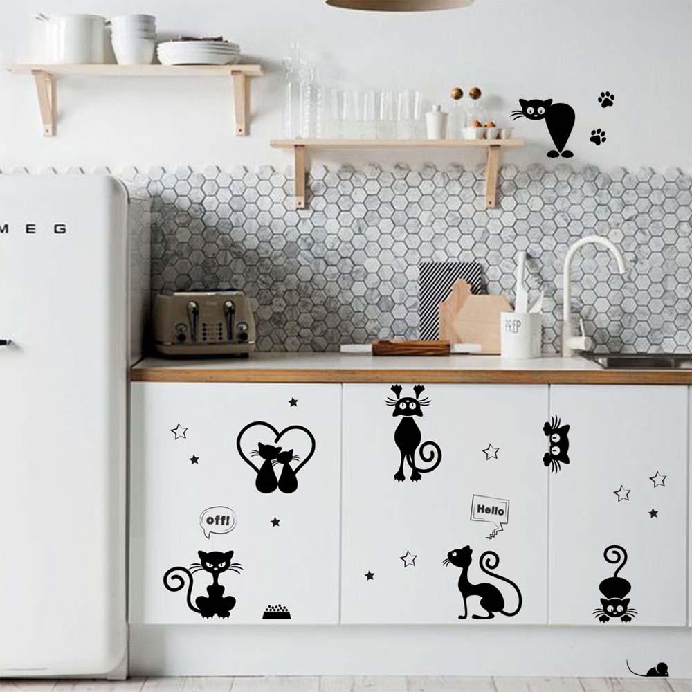 COFFEE CUP Tile Stickers Kitchen Sticker Cups Vinyl Wall Art Transfer Decal AD*9
