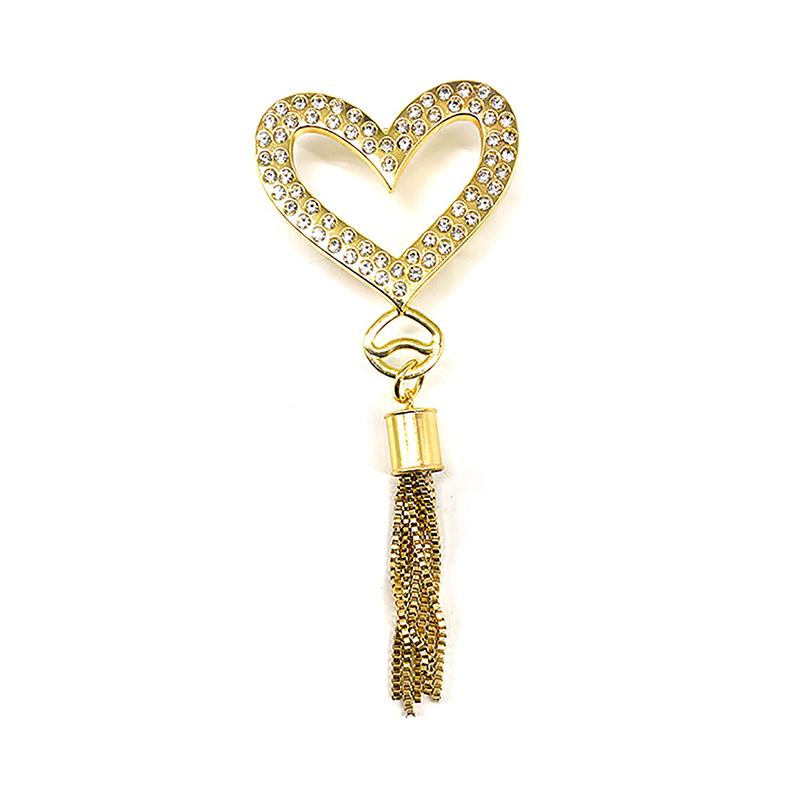 Diy Exquisite Metal Buckle Clasp Bag Purse Hat Decor With Tassel Hardware Leather Craft Woven Bag Accessories Bag Pendant