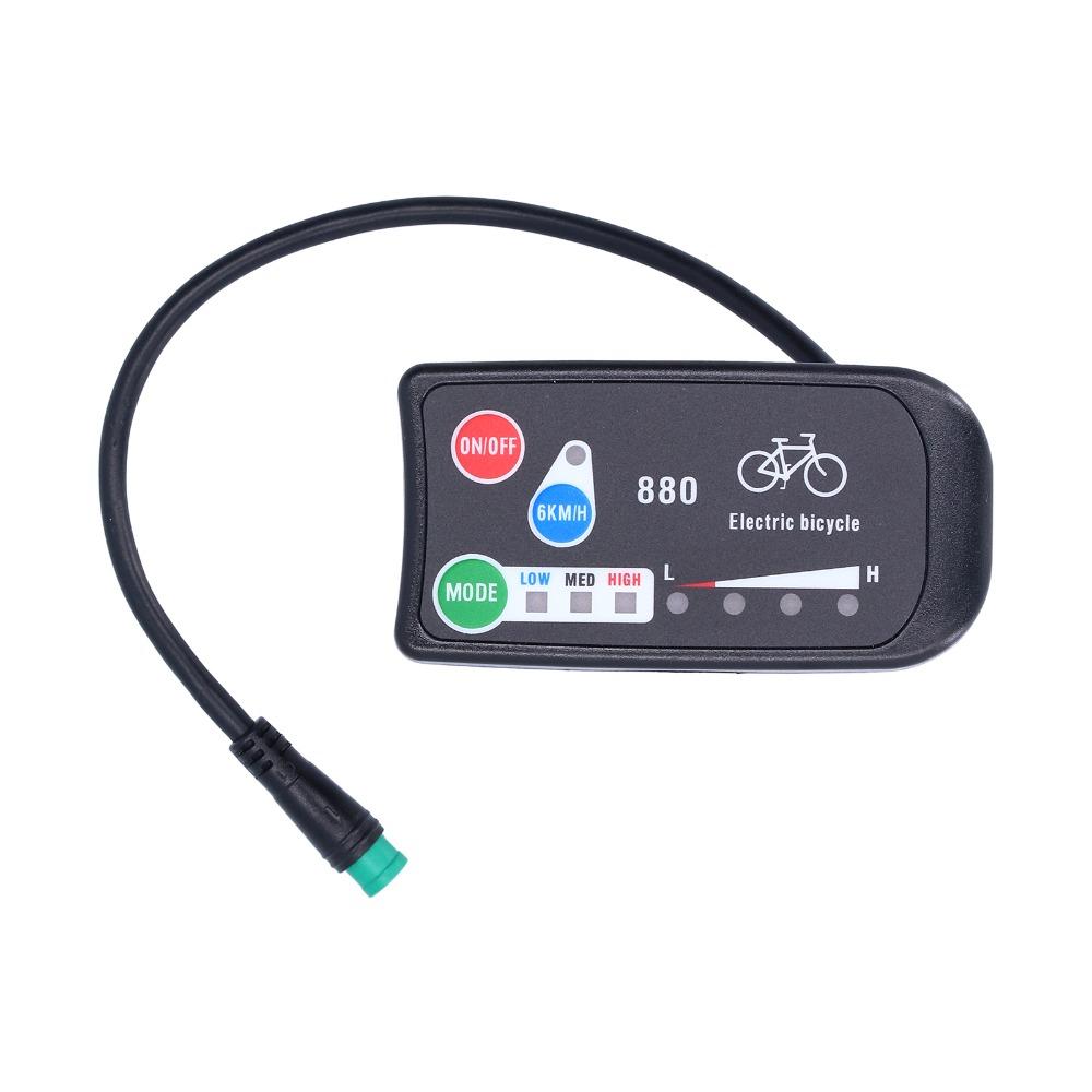 PVC E-Bike Display 36V 48V Power Supply E-Bike Display Meter  Electric Modification