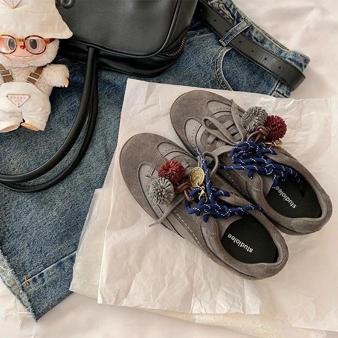 Low-top Casual Thick-soled Heightening Little White Shoes, Leather Autumn New Shock-absorbing Fashionable Versatile Women's Shoes