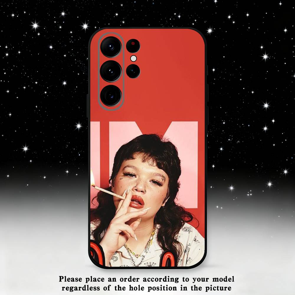 

L-Lola Young Messy Phone Case For Samsung S25,S24,S23,S22,S21,S20,S10,Ultra,Plus,Lite,FE,Soft Silicone Black Cover Samsung S30Ultra5G