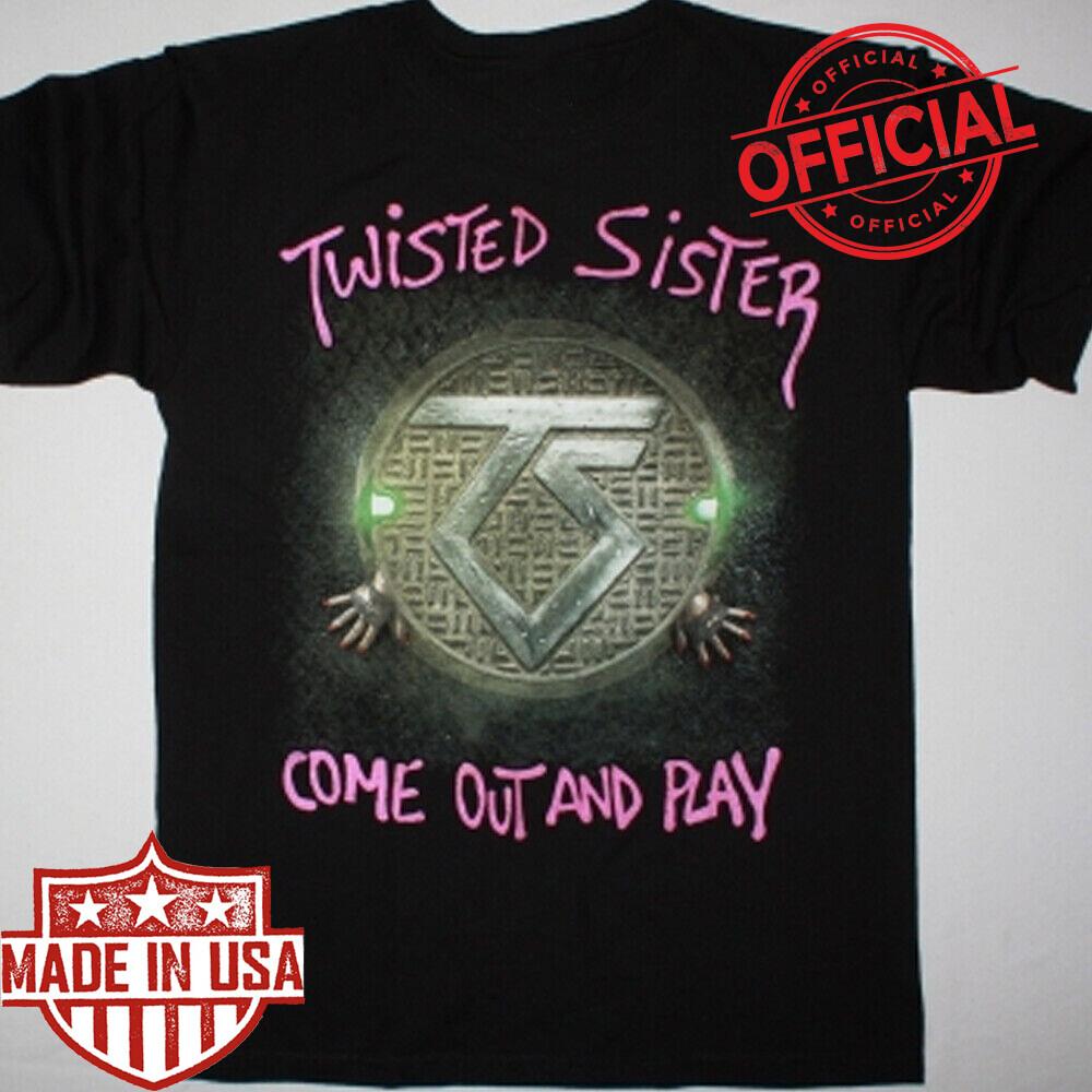 

New Rare Twisted Sister Come Out and Play Album New Unisex S5XL Tee Unisex T-Shirt M