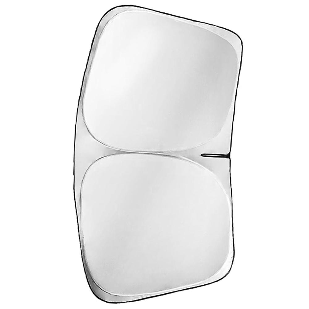 Car Front Window Sunshade Cover For Ford Transit 2015-2024 HDPE Window Sun Shade Windshield Visor UV Protection Folding Styling