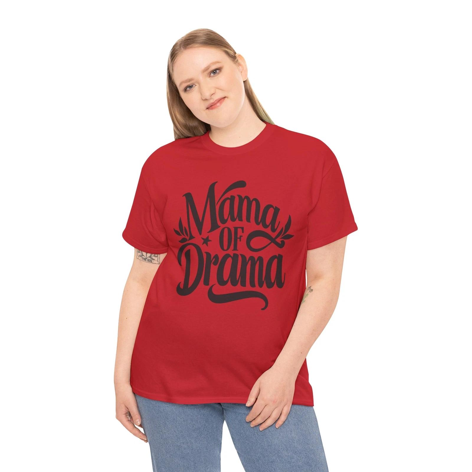 Mama Drama T-Shirt – Funny Musical Theater Lover Drama Club Tee S