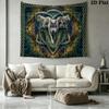 Wolf Wall Tapestry Aesthetic Wall Hanging Printed Fabric Blanket Decorative Tapestries for Bedroom Living Room Home Decor