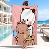 Bobo Dudu In Love  Beach Towel, Microfiber Beach Towel, Perfect For Pool, Beach, Travel, Home Decor Beach Party Fan Gifts