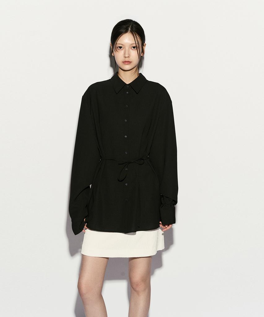 RE RHEE Off-Shoulder Tie-Waist Shirts