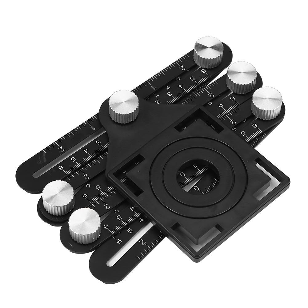 Buy Multi Template 6 Folding Rulers Measuring Tool Angle Ruler with Drill Guide at affordable