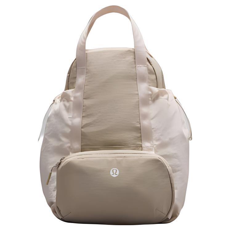 

Lululemon 7L Pack And Go Iconic Logo Multifunctional Nylon Tote Shoulder Crossbody Waist Bag Backpack Men Bags Linen White LW9DT2S-051767 Raw Linen & Albumin