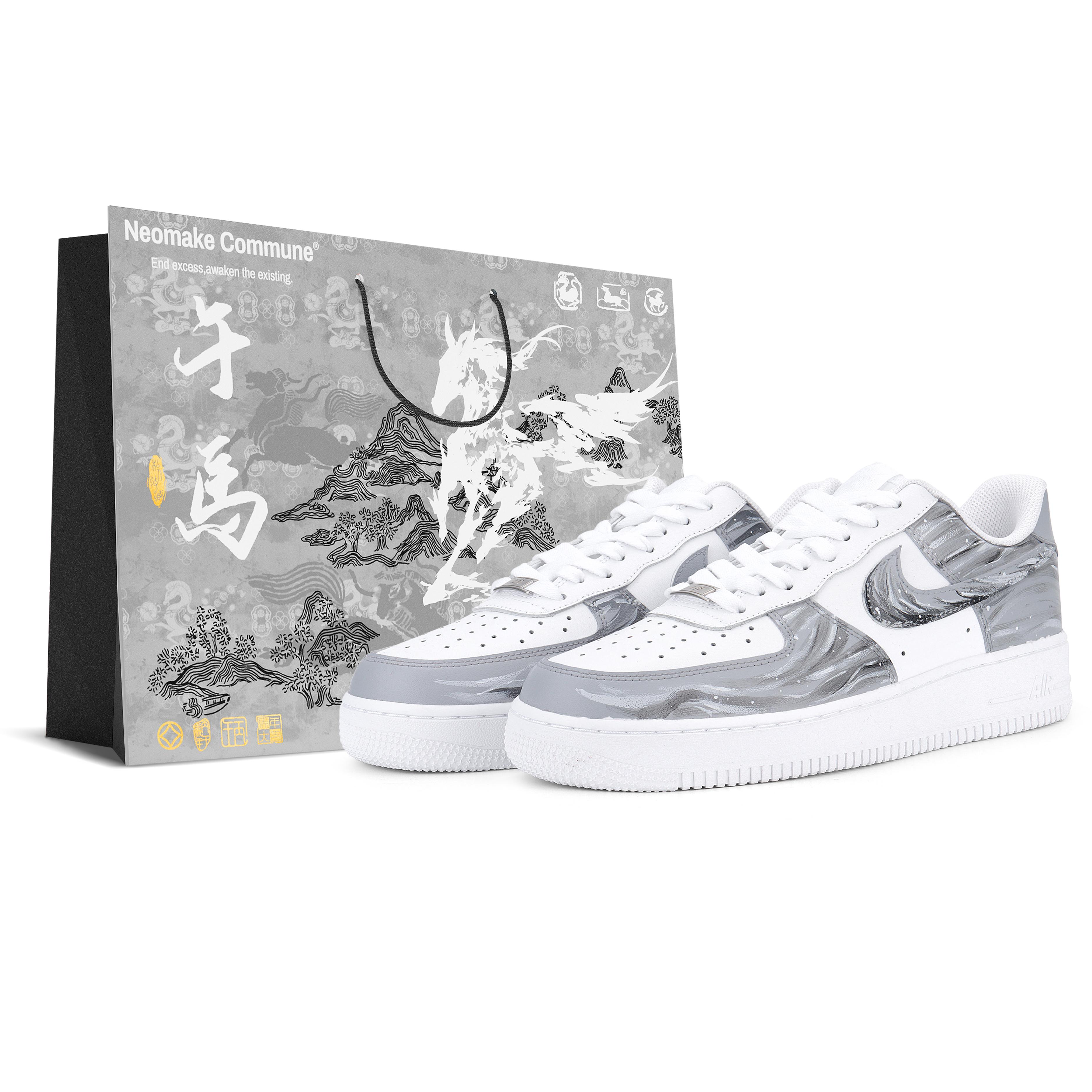

Nike Air Force 1 Cushioning Coverage Slip Resistant Low top Skateboard Shoes Unisex Gray CW2288-111(Team1261-po) 44