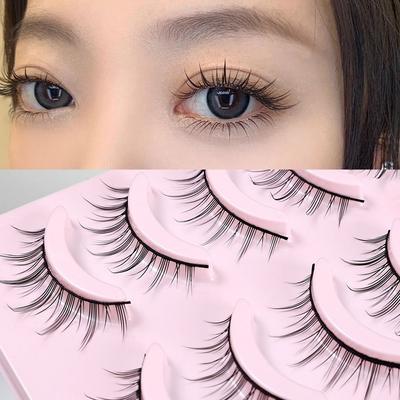 Mink Hair False Eyelashes 3D Mink Hair Eye Lashes Little Devil Lashes  for DIY Eyelashes Extension