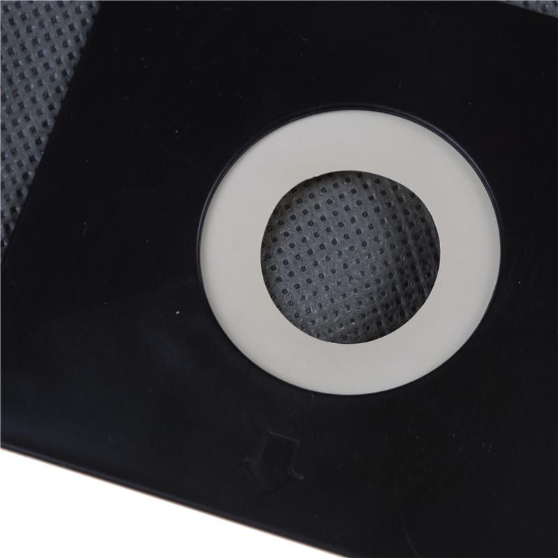 2 Sacchetti Per La Polvere In Tessuto Non Tessuto Per Aspirapolvere - Lavabili E Riutilizzabili - Dimensioni 10x11 Cm - Grigio