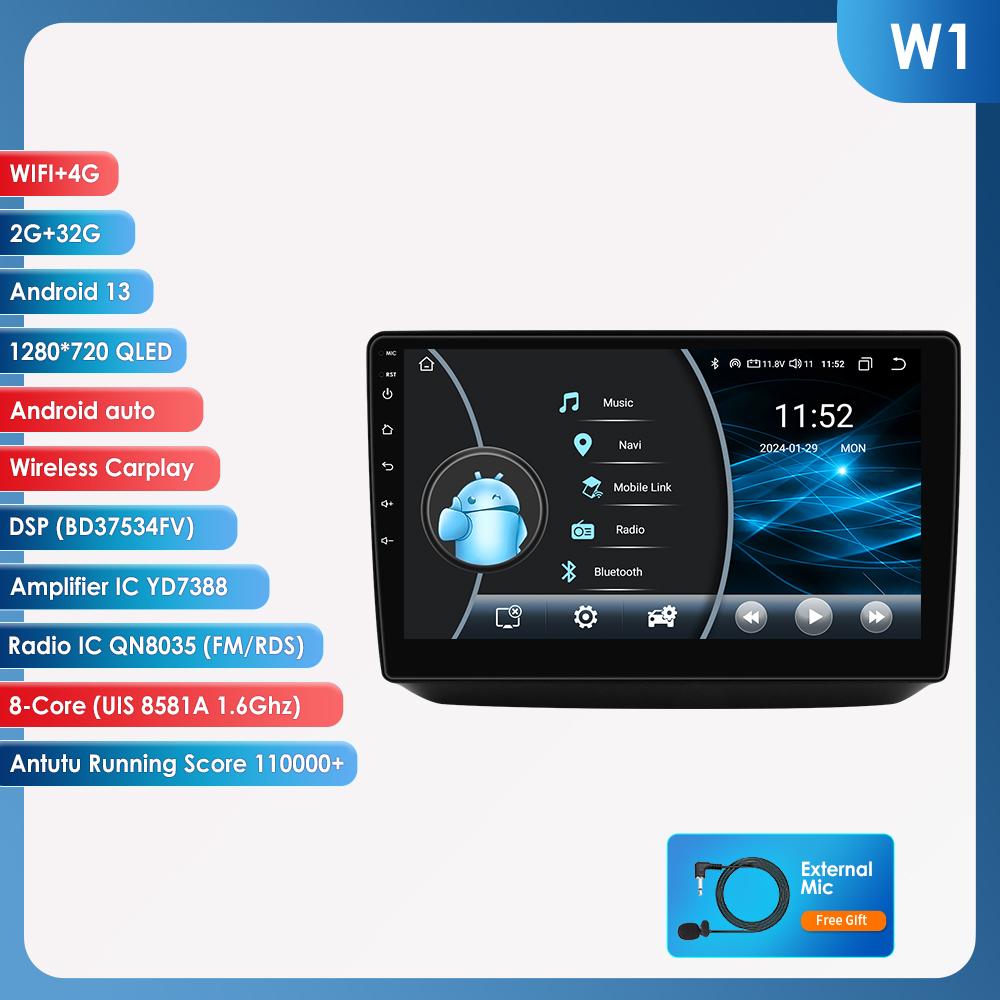 

Ossuret 10.1 QLED экран 2din Android автомобильный радиоприемник мультимедиа видеоплеер для Skoda Fabia 2 2007 - 2014 GPS Navi Carplay AutoIntelligent 4G RDS WIFI W1 8Core 2G 32G