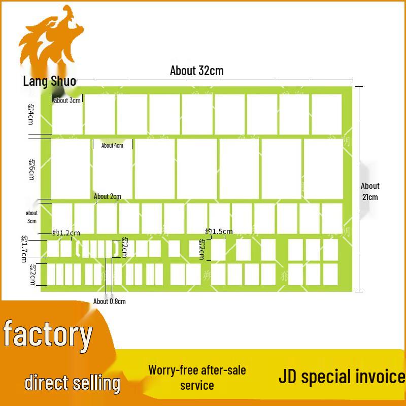 Langshuo Combination Surveying Frame Ruler Set