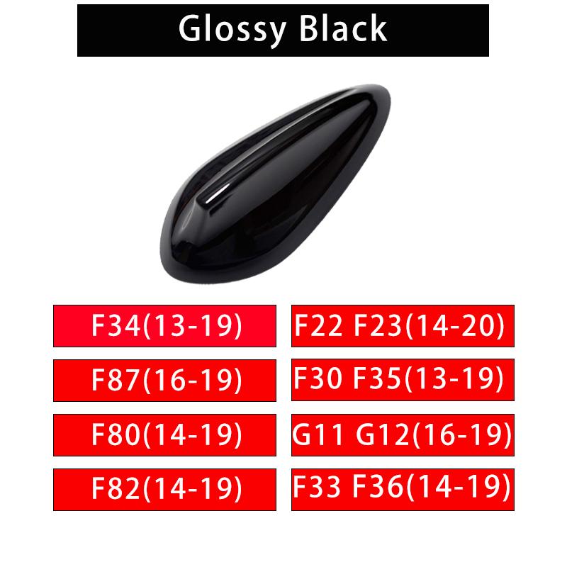 Gloss Black Shark Fin Antenna Cover For BMW F22 F30 F34 123457 Series X1 X3 F80 F87 F32 F36 F82 G11 G20 G12 G30 M2 M3 M4