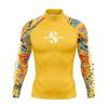 Fremde Waren Herren Surferkleidung Badeanzüge Anti-Ultraviolett Tauchen Wassersport Langarm-T-Shirt