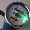 12V Motorcycle Mechanical Double Odometer Tachometer LED Indicator Speedometer Universal For Honda Kawasaki KTM Yamaha Suzuki
