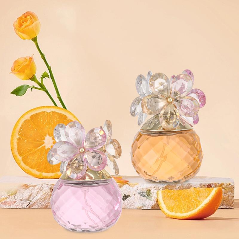 60ml Women's Floral Scent Perfume Flower Shape Long-lasting Light