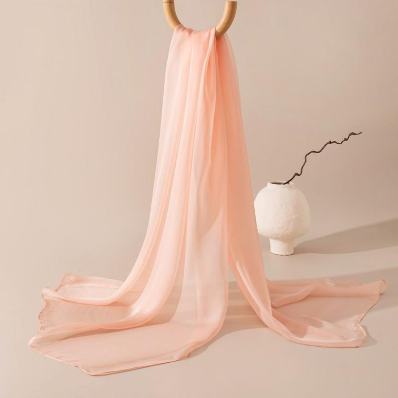 Long Silk Scarf Women Hand-painted Thin Shawl Versatile Elegant Fashion Accessory