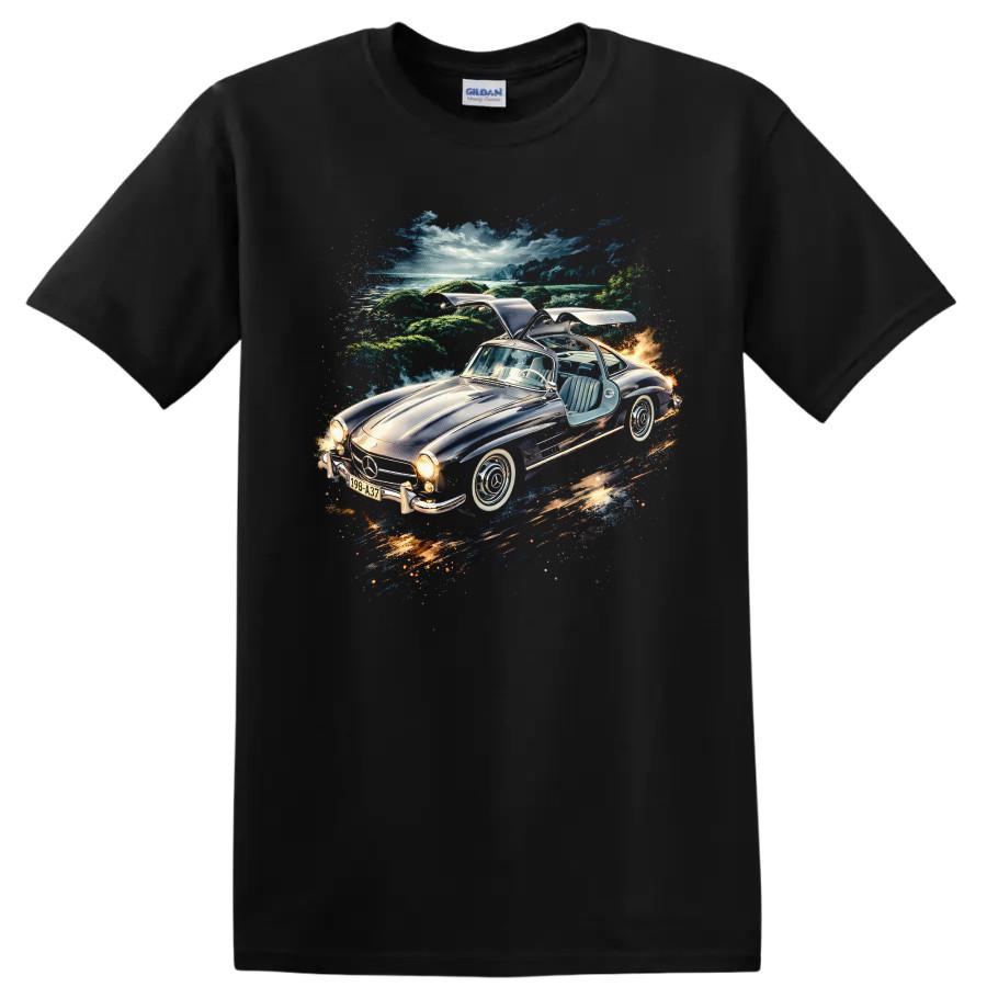 1954 Mercedes Benz 300 SL Gullwing T Shirt Classic Car Art Tee