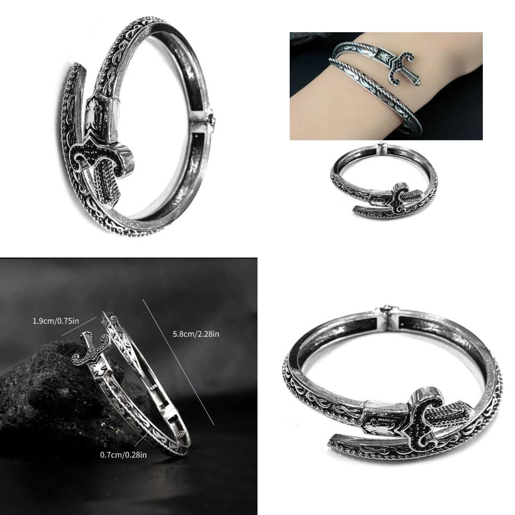 A52E Intricately Carved Snake Bracelet Enhancing Your Look With A Mysterious Charm China Mainland