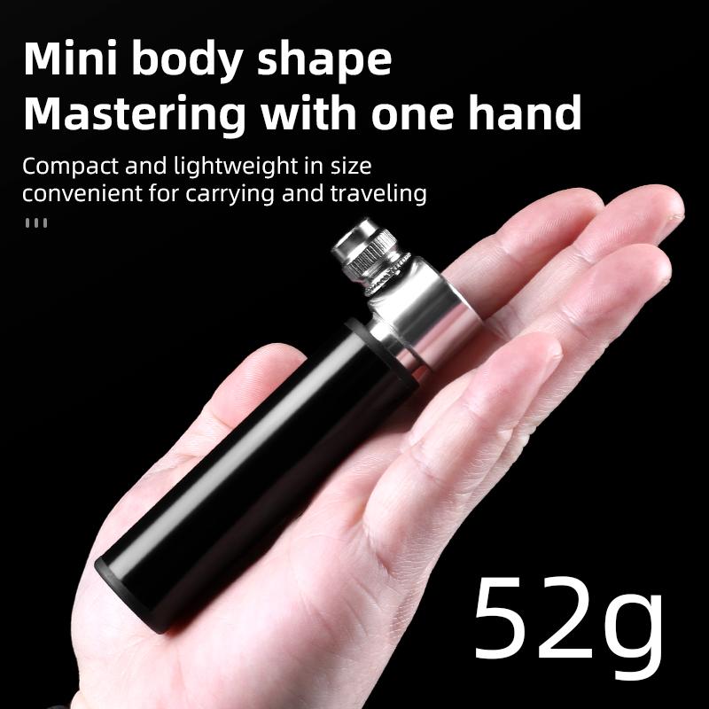 Manual Mini Portable Bicycle Aluminum Alloy air Pump for Bicycle Basketball Football Bicycle Pump