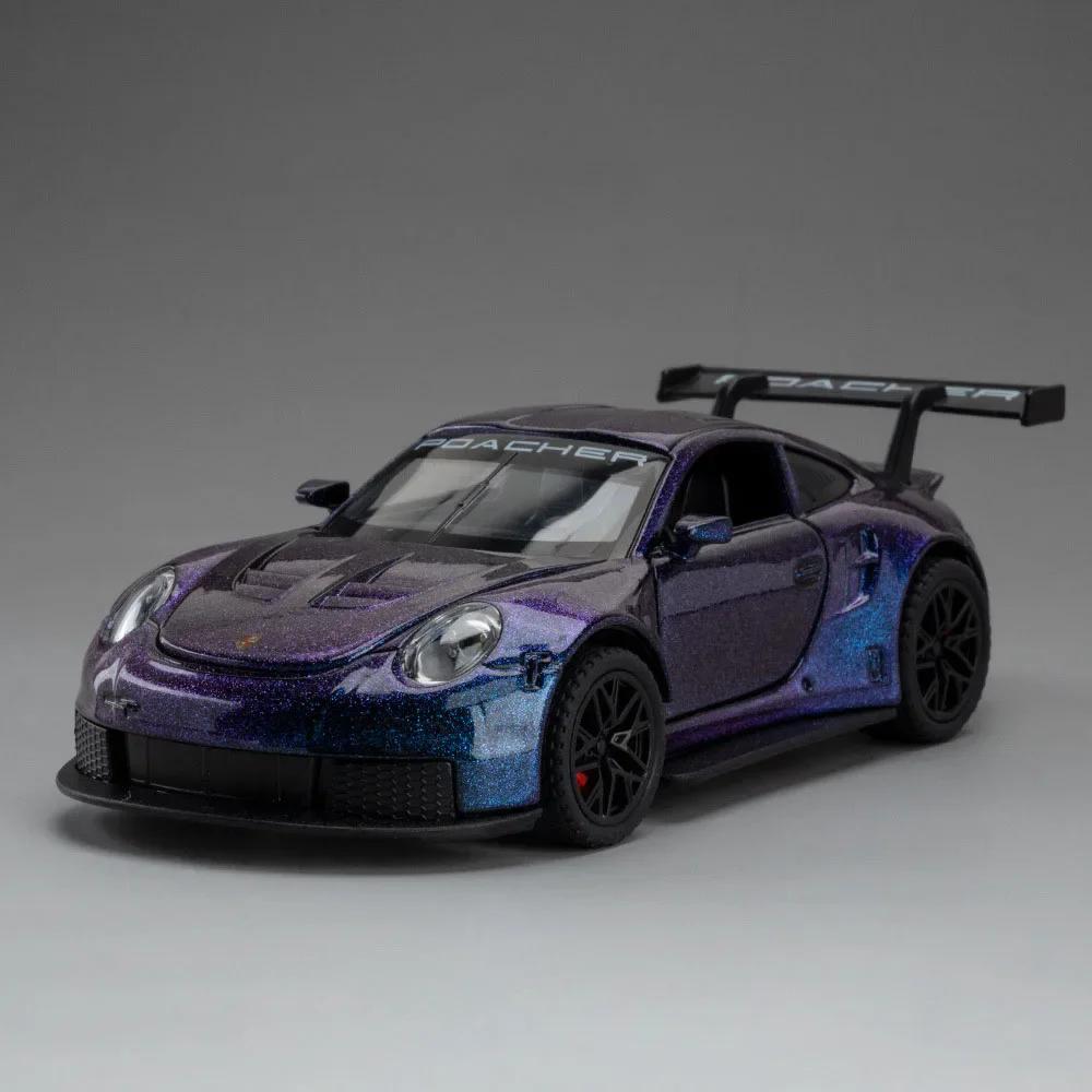 

1:Масштаб 32 Martini 911 TARGA 4S GT3RS Модель спортивного автомобиля Игрушка Музыка Свет Оттягивание Открывающиеся двери Модели Хобби Украшения Подарки