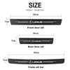 Car Threshold Strip Anti Stepping Leather Protective Sticker For Lexus F SPORT GS GX IS LS LX CT LC RC LBX NX RX 350h 450h ES UX