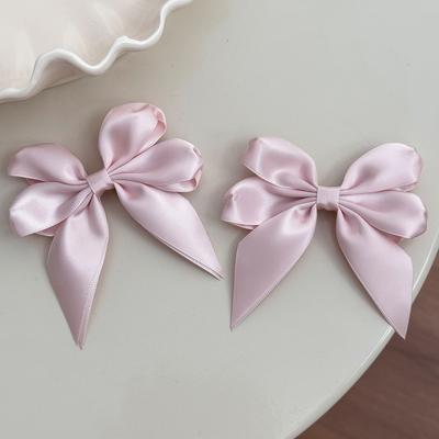 Hair Clip for Women Girl Pin Accessories Korean School Bows Barrette Leading Fashion Cute Kawaii Sweets Kpop New In Popular