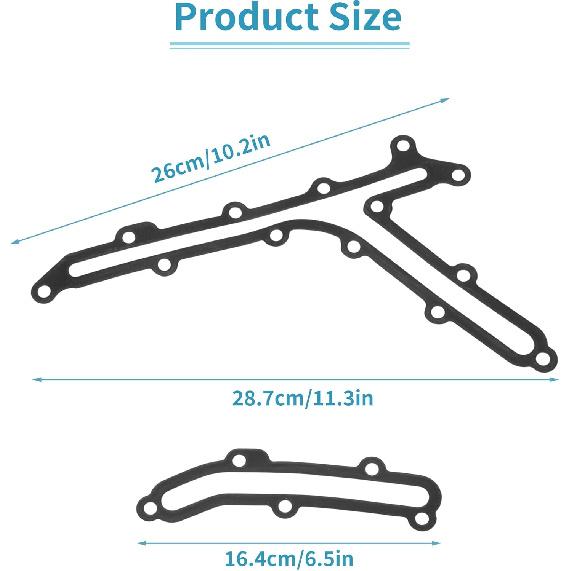 Oil Gallery Gasket Set Fit for Nissan 350Z 2007-2009 3.5L V6 Engine Oil Pan Gasket Seal Fit for for Infiniti G35 2007-2008 3.5L V6 Replace