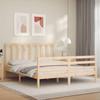 VidaXL Bed Frames with Headboard 160x200 Cm Solid Wood 3193866