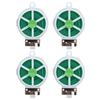 4pcs Plant Ties 50 Meters Green Twist Ties Wire with Built In Cutter for Garden Courtyard Indoor
