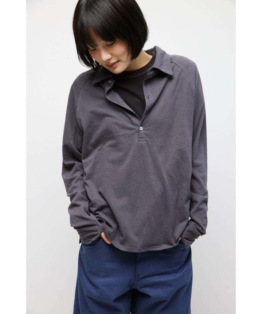 Haechinglum Polo Tee Purple Charcoal