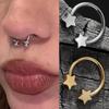 Inel Septum Piercing Nas Inel Inel Ureche Potcoavă Cartilaj din Oțel Inoxidabil Stea Inimă Pentru Femei Bărbați Bijuterii Corporale Accesorii Punk