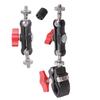 Heavy Duty Aluminum Alloy Clamp Mount With 1/4 Screw For DSLR Camera Smartphone Studio Lighting 360Rotation Bracket