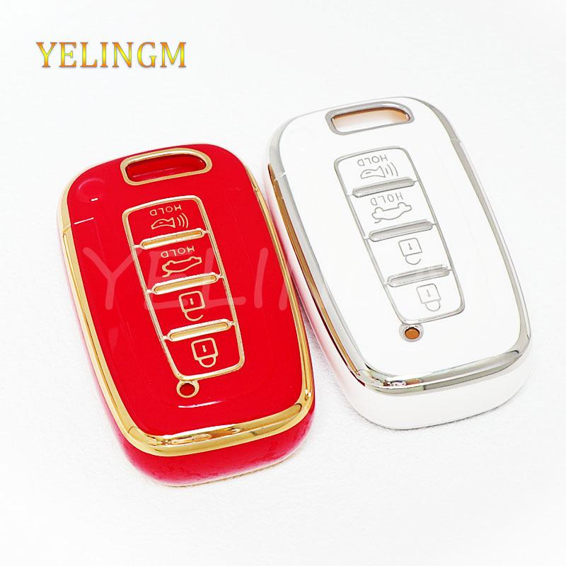 Car Remote Key Case Cover For Hyundai Solaris Hb20 Veloster Sr Ix35 Accent Elantra I30 For Kia Rio Forte K2 K3 K5 Sportage Tpu