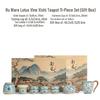 High-End Ru Kiln Ceramic Kung Fu Tea Set - Luxury Gaiwan Teapot, Tray, and Cups for Home.