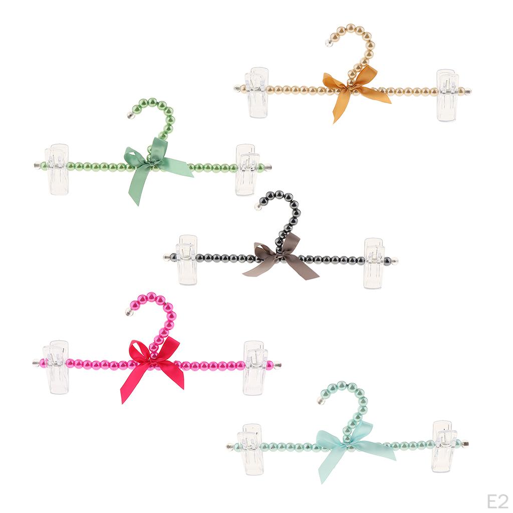 30cm Pearl Bowknot Hangers Adult Clothes Coat Fashion