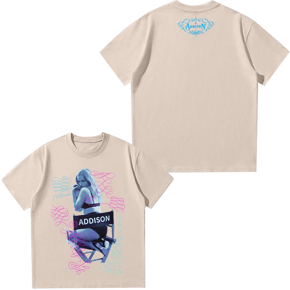 Addison Tee Addison Rae 2025 New Fans Gifts T-shirts Vintage Harajuku High Quality Tops Cotton Clothing Summer Women Men T Shirt