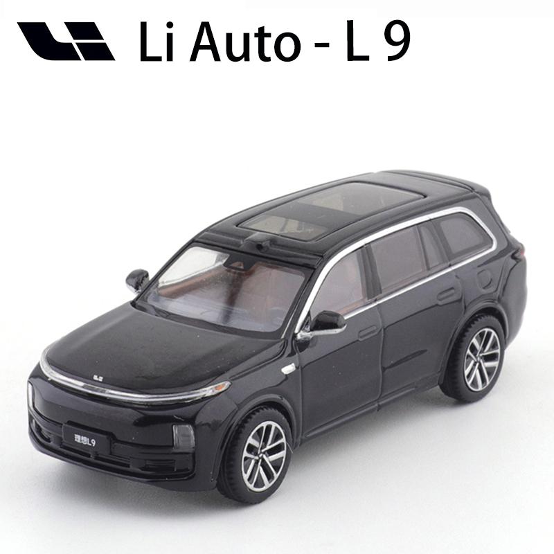 Li Auto Mega L6 L7 L8 L9 1/64 Car Alloy Motor Vehicle Diecast Metal Model Kids Toys For Boys Friends Gifts Collect Ornaments