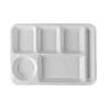 Miss Chef Melamine 6-Compartment Canteen Tray