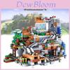 Mattoncini in Plastica ABS Modello Villaggio di Montagna Il Mio Mondo Puzzle per Bambini Assemblaggio Giocattolo per Ragazzo