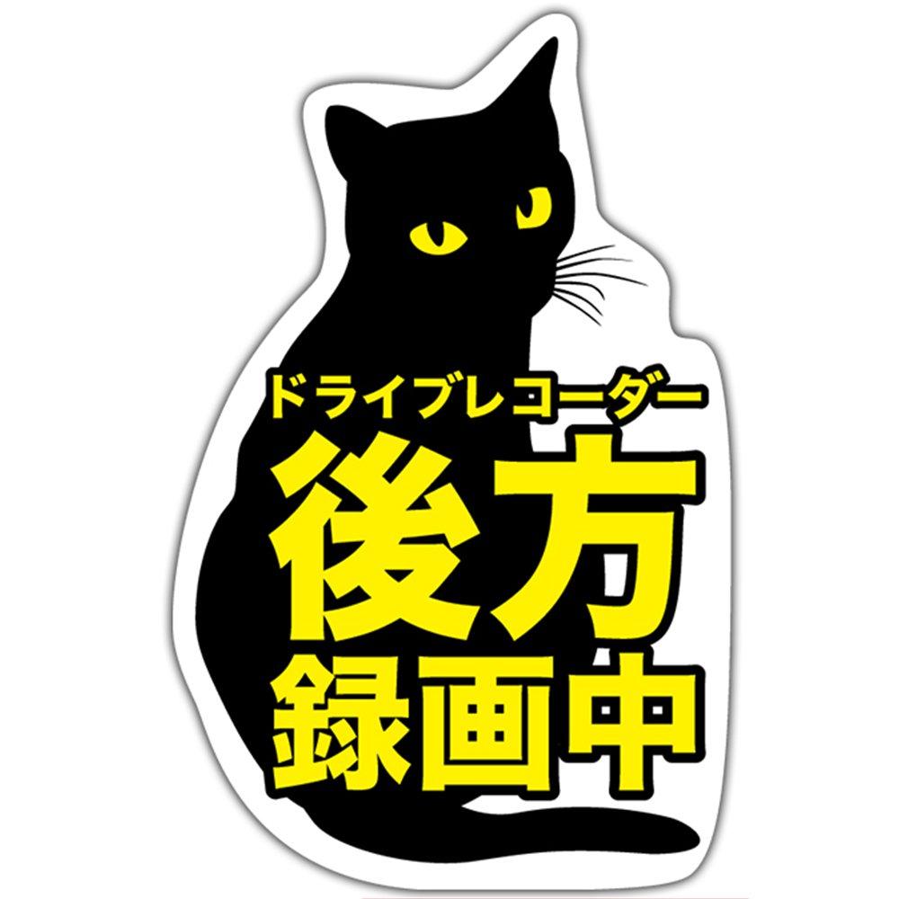 Exproud Auto Dashcam Rückaufnahme Schwarze Katze Rückkehr M Aufkleber Aufkleber Aufkleber 4.9